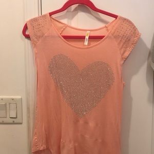 Light pink occasion blouse.